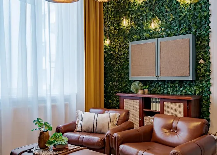 Jungle Aesthetics Downtown Aircon And Garage Parking Daire *